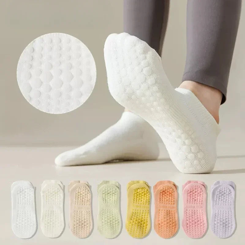 Atmungsaktive Mesh-Grip-Socken – Rutschfeste, Niedrig Geschnittene Yoga-Essentials