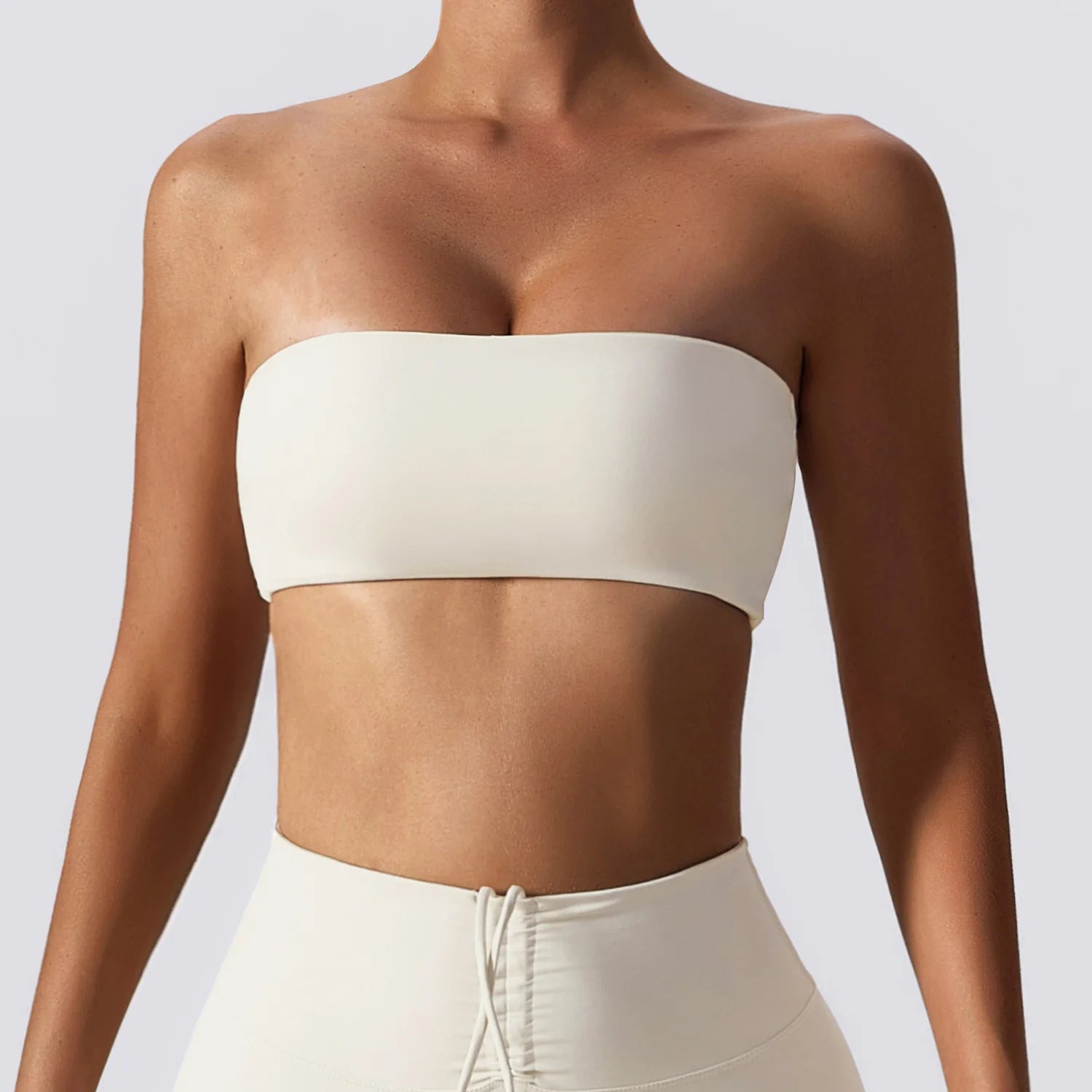 Strapless Sports Bra – Schnelltrocknendes Gym Top für Damen, Yoga & Fitness