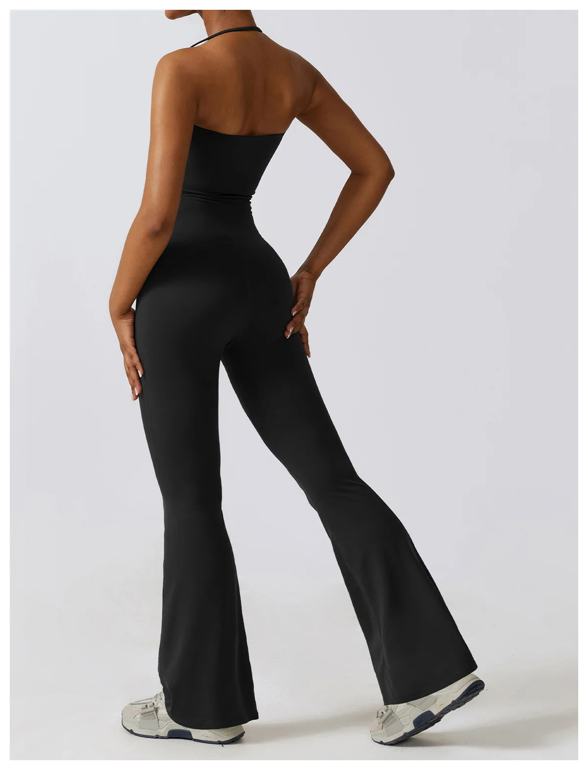 Ärmelloser Einteiler – Schnelltrocknender Kompressions-Jumpsuit für Sport & Yoga