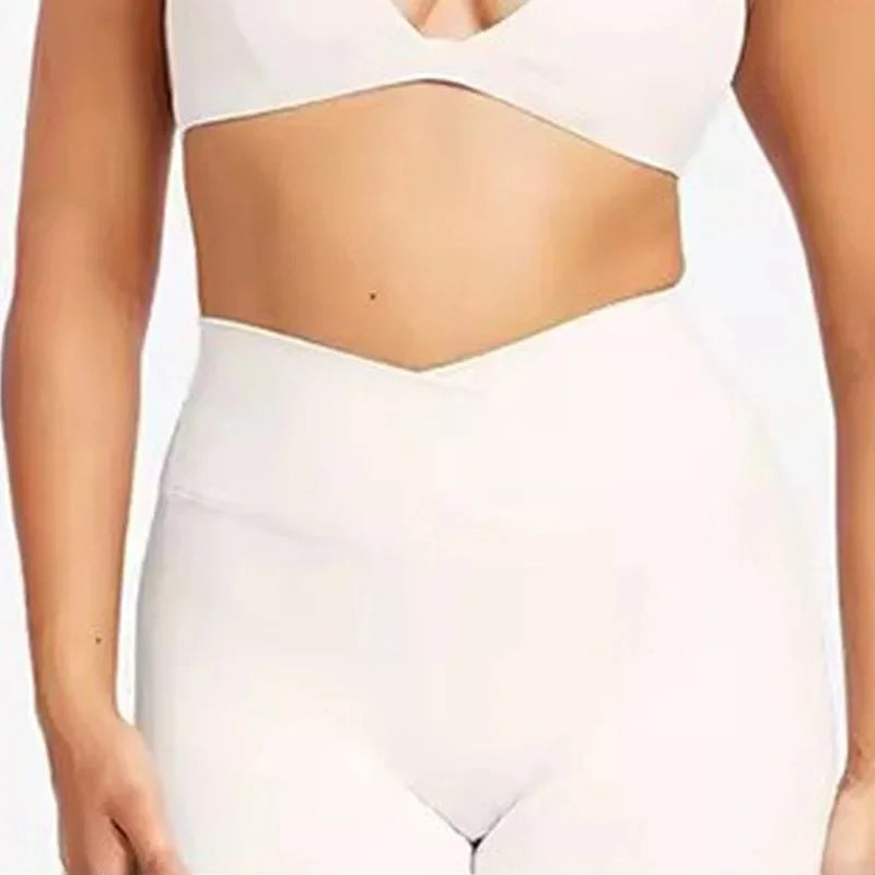 Sport-Bustier mit V-Ausschnitt – Atmungsaktives, kabelloses Yoga-Top mit offenem Rücken