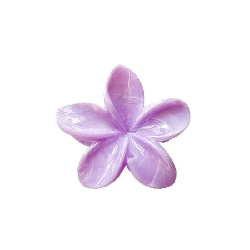 Große Haarkralle mit Blumendesign
