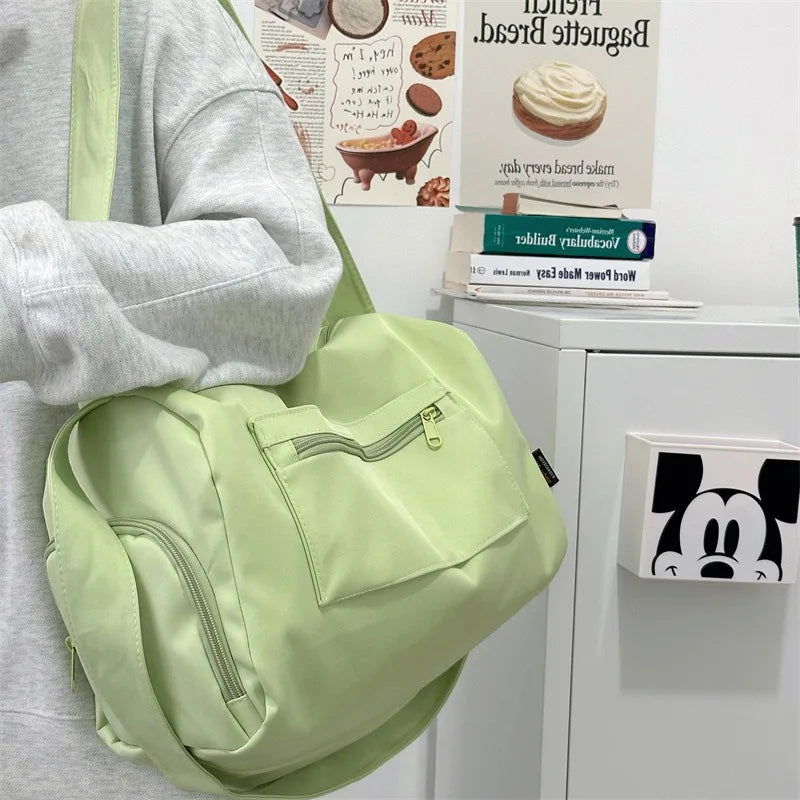 Große Umhängetasche Sportliche Crossbody-Tasche für Reisen, Yoga & Alltag