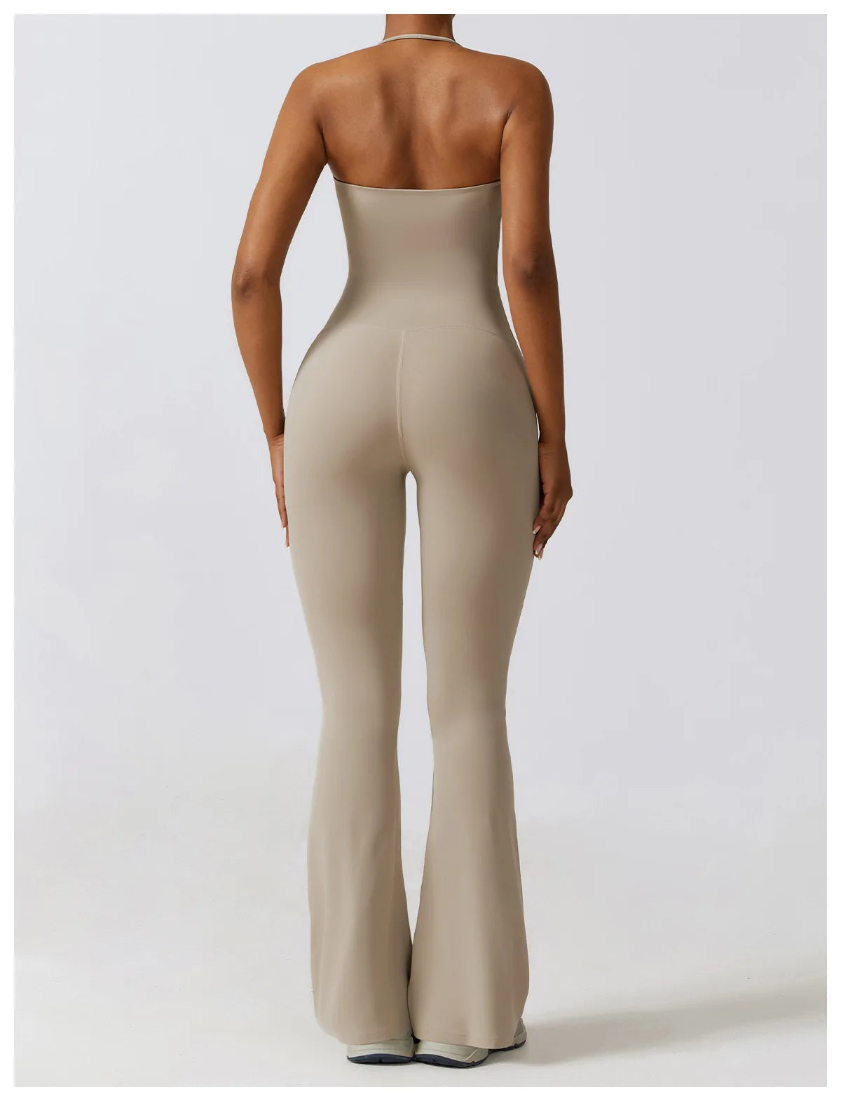 Ärmelloser Einteiler – Schnelltrocknender Kompressions-Jumpsuit für Sport & Yoga