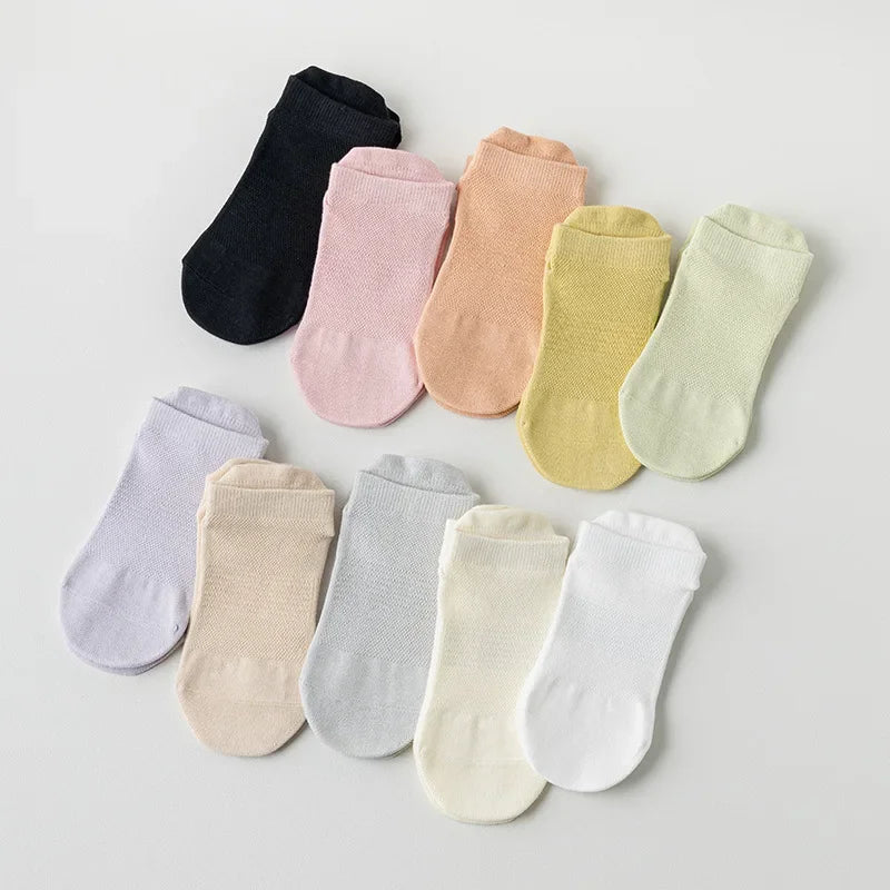 Atmungsaktive Mesh-Grip-Socken – Rutschfeste, Niedrig Geschnittene Yoga-Essentials