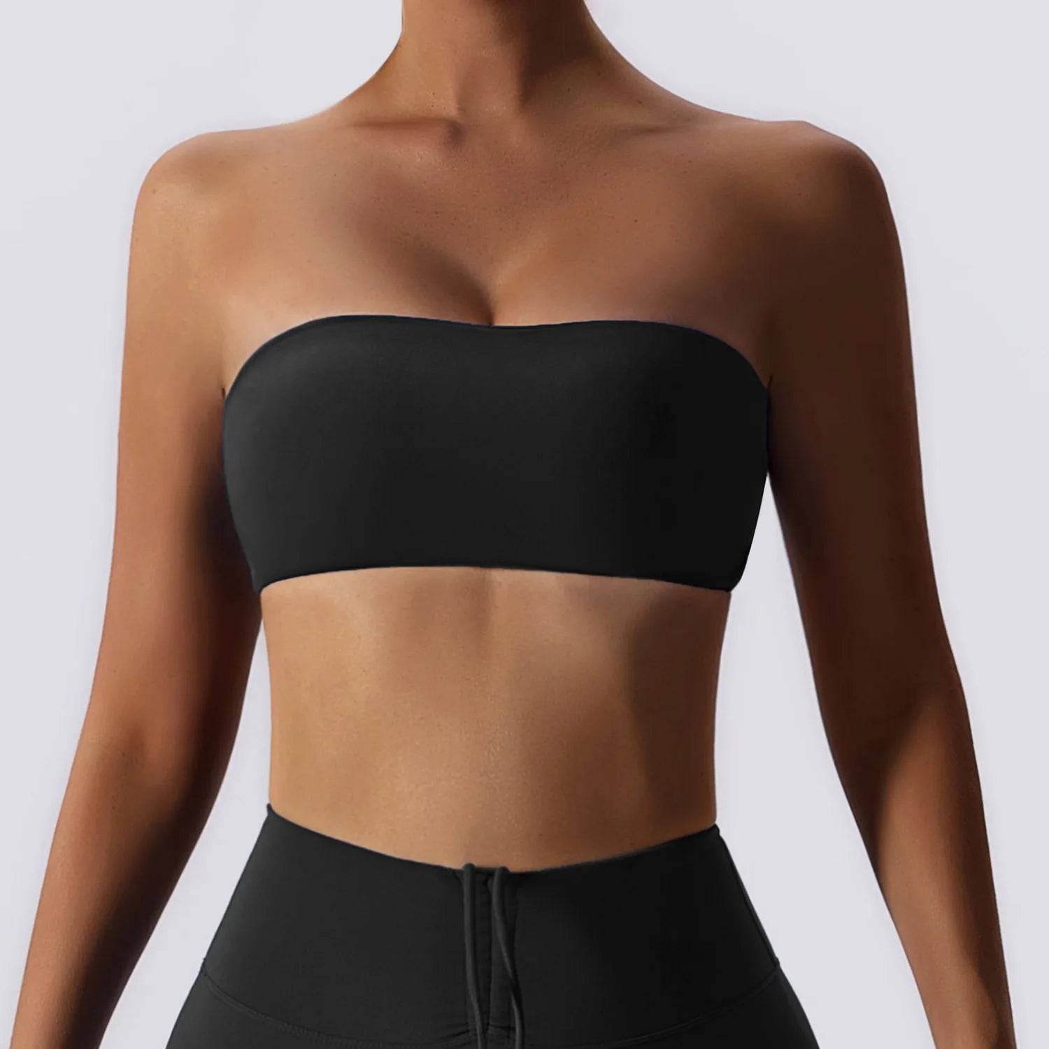 Strapless Sports Bra – Schnelltrocknendes Gym Top für Damen, Yoga & Fitness