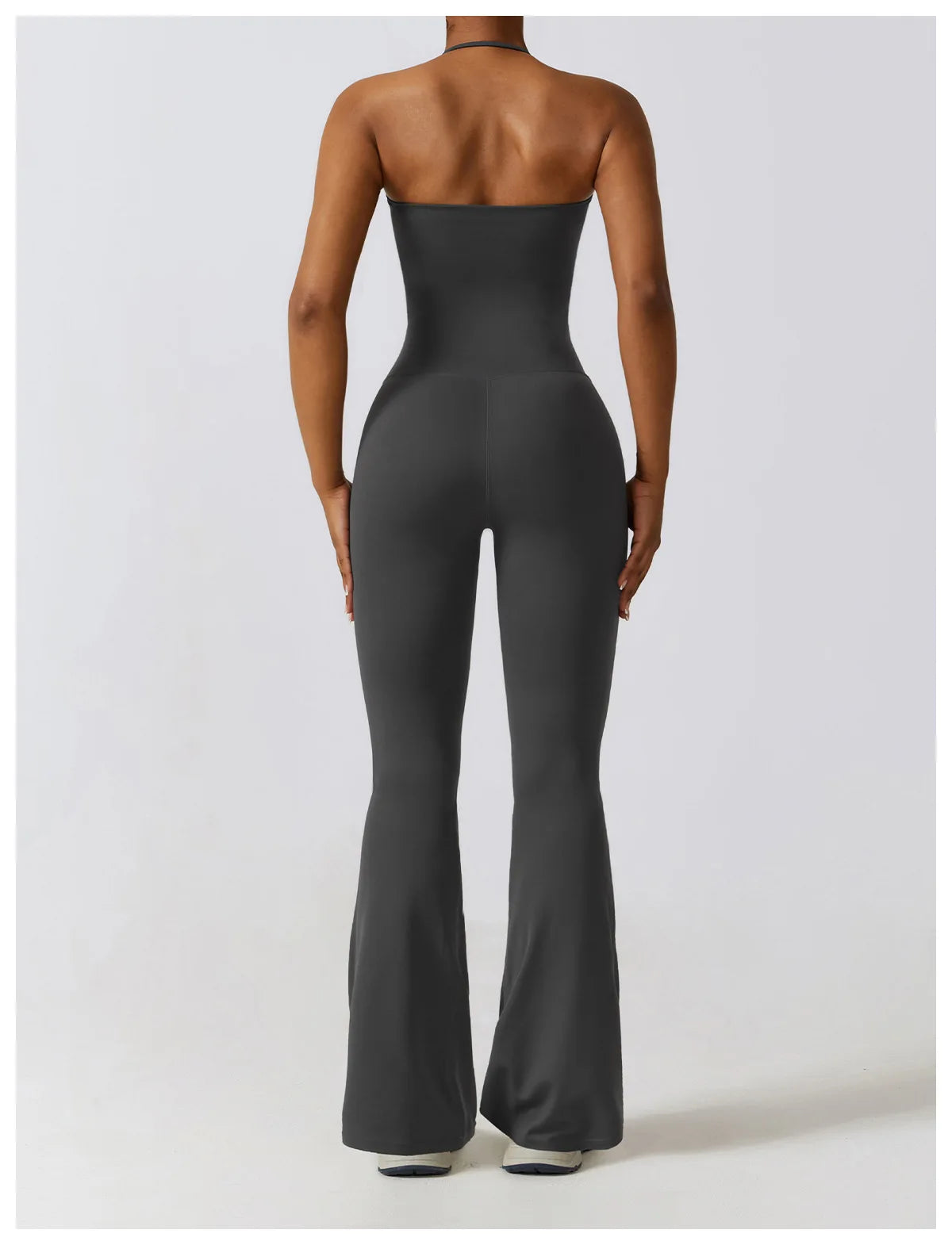 Ärmelloser Einteiler – Schnelltrocknender Kompressions-Jumpsuit für Sport & Yoga