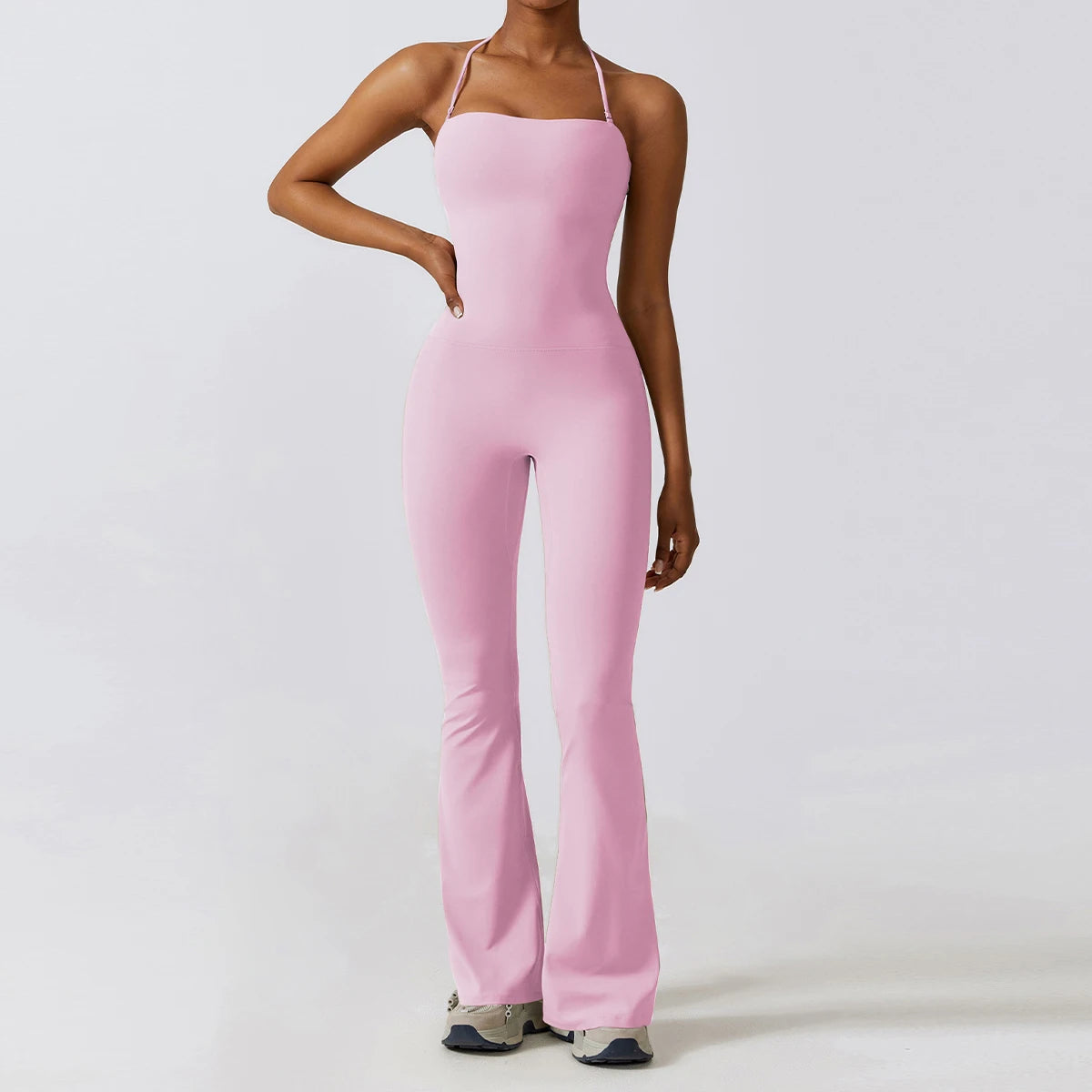 Ärmelloser Einteiler – Schnelltrocknender Kompressions-Jumpsuit für Sport & Yoga