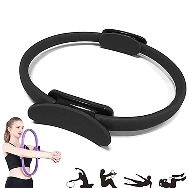 Pilates-Ring mit ergonomischen Griffen – Widerstandsring für effektives Training zu Hause und unterwegs