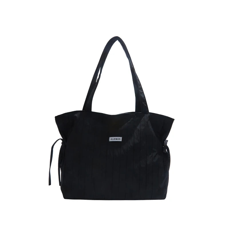 Schultertasche – Leichte Nylon-Handtasche im Casual-Stil für Alltag & Freizeit