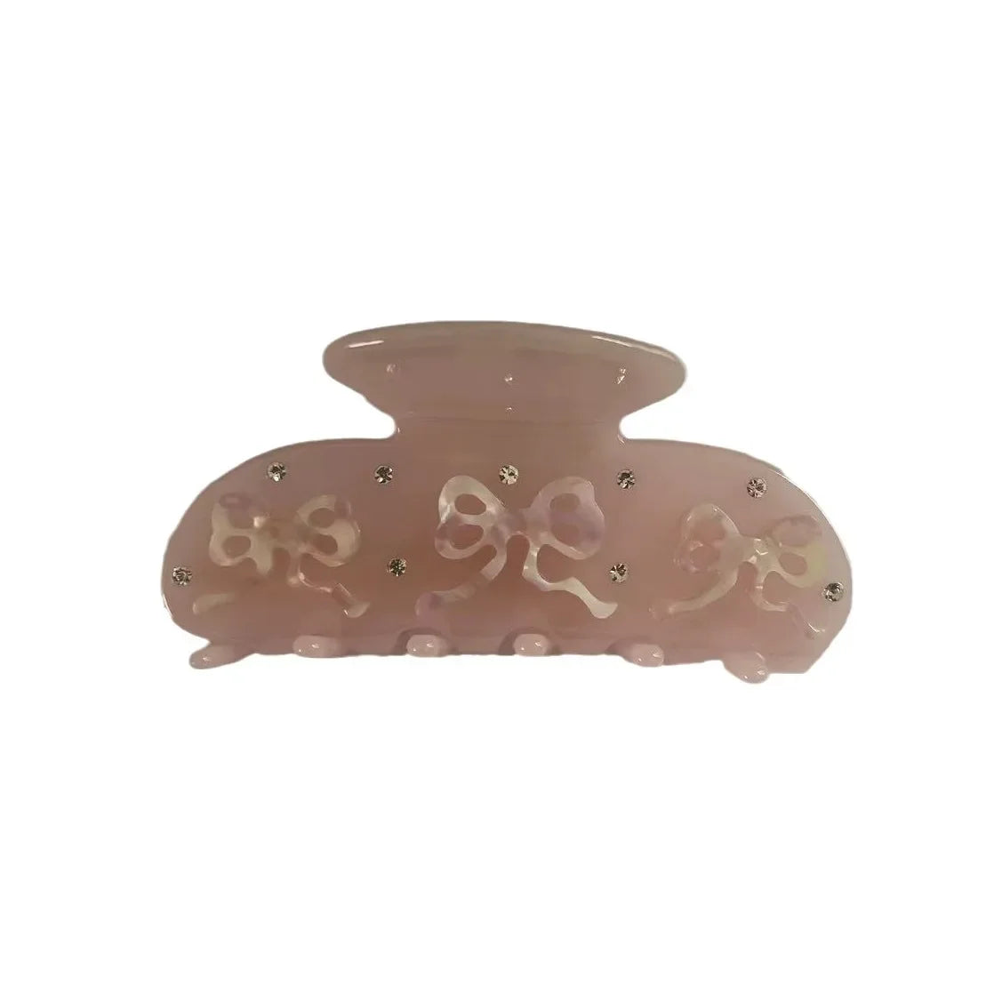 Elegante Haarkralle mit Diamantbesatz – Trendiger Shark Clip