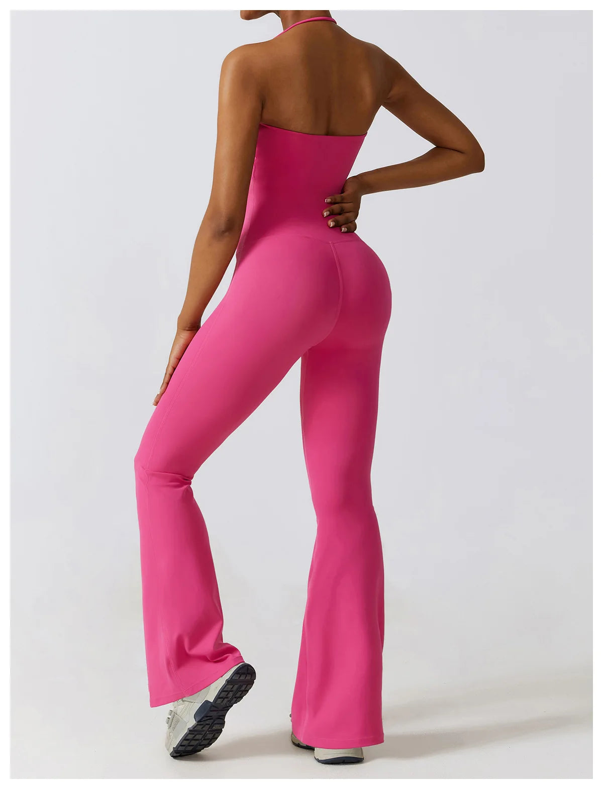 Ärmelloser Einteiler – Schnelltrocknender Kompressions-Jumpsuit für Sport & Yoga