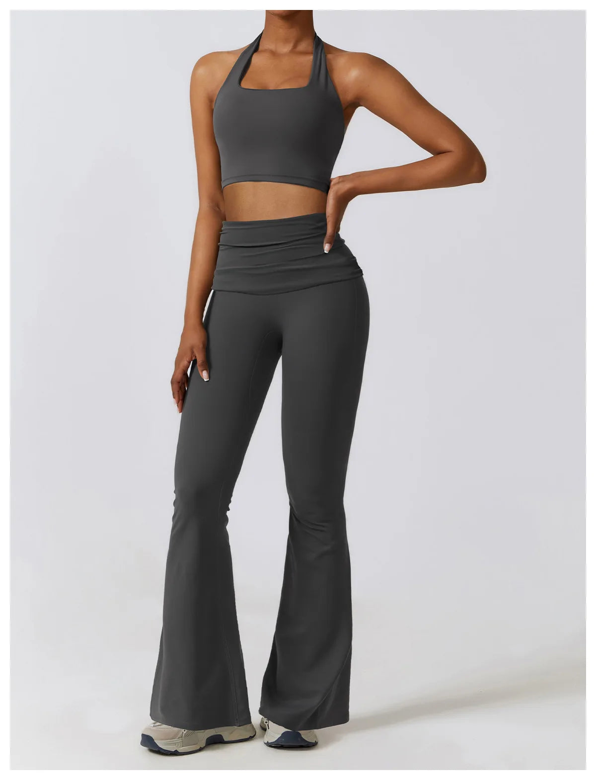 Ärmelloser Einteiler – Schnelltrocknender Kompressions-Jumpsuit für Sport & Yoga