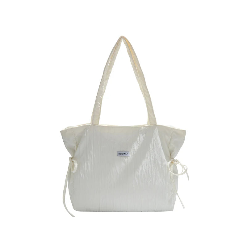 Schultertasche – Leichte Nylon-Handtasche im Casual-Stil für Alltag & Freizeit
